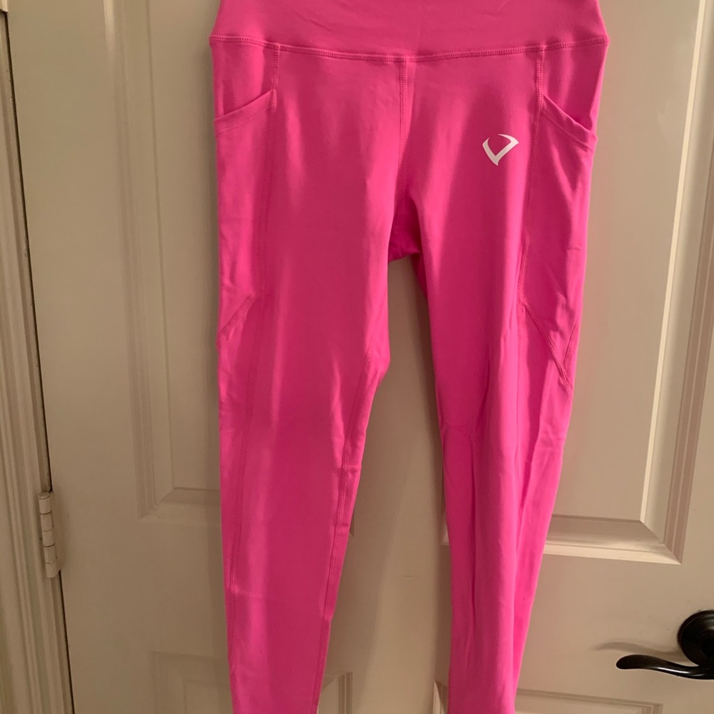 Hot pink leggings